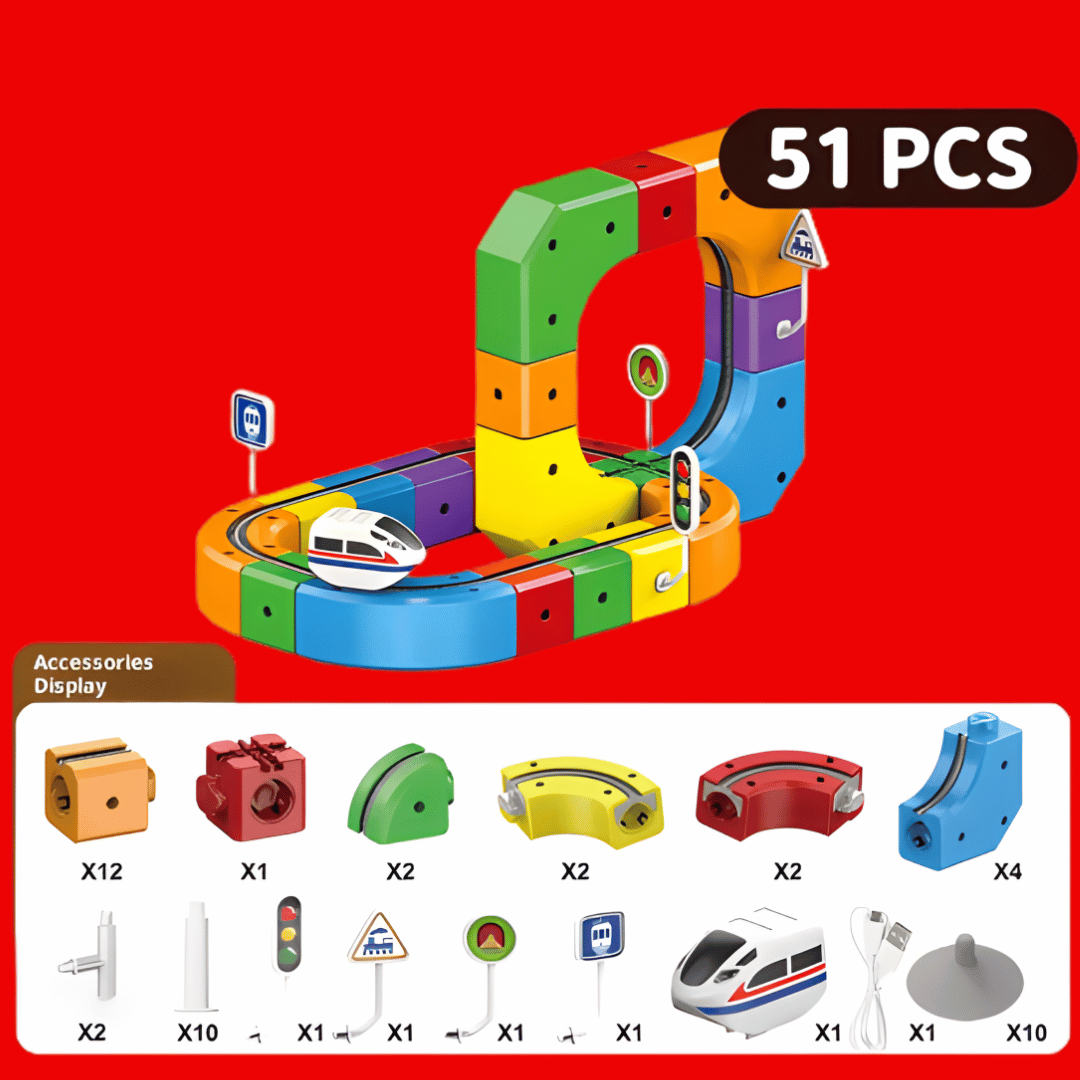 MagTrack Pro – Magnetic Electric Railway Builder (Limited Edition)