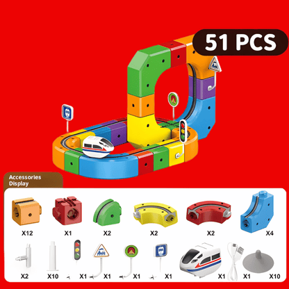 MagTrack Pro – Magnetic Electric Railway Builder (Limited Edition)