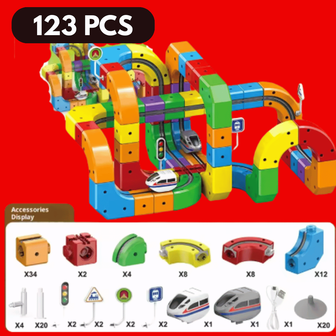 MagTrack Pro – Magnetic Electric Railway Builder (Limited Edition)