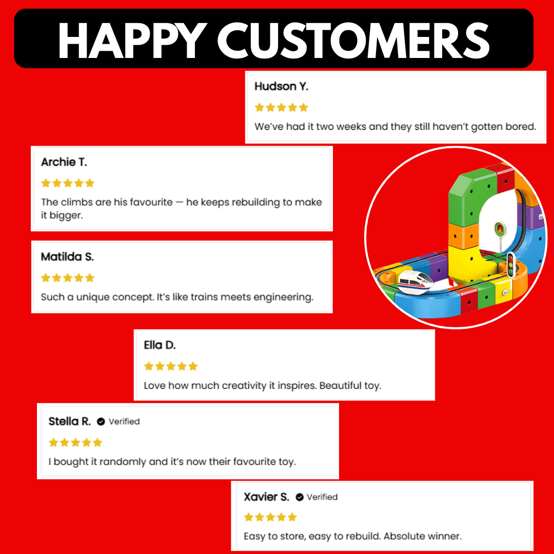 MagTrack Pro – Magnetic Electric Railway Builder (Limited Edition)